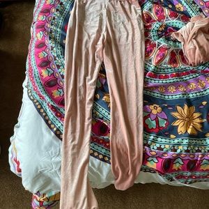 obviously peachy light pink jacket nd pants set